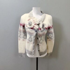 anthropologie woman cardigan xs